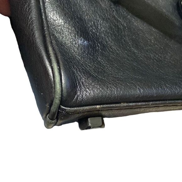 Rebecca Minkoff Mini Mac Black Leather Crossbody Chain Strap - Picture 8 of 10